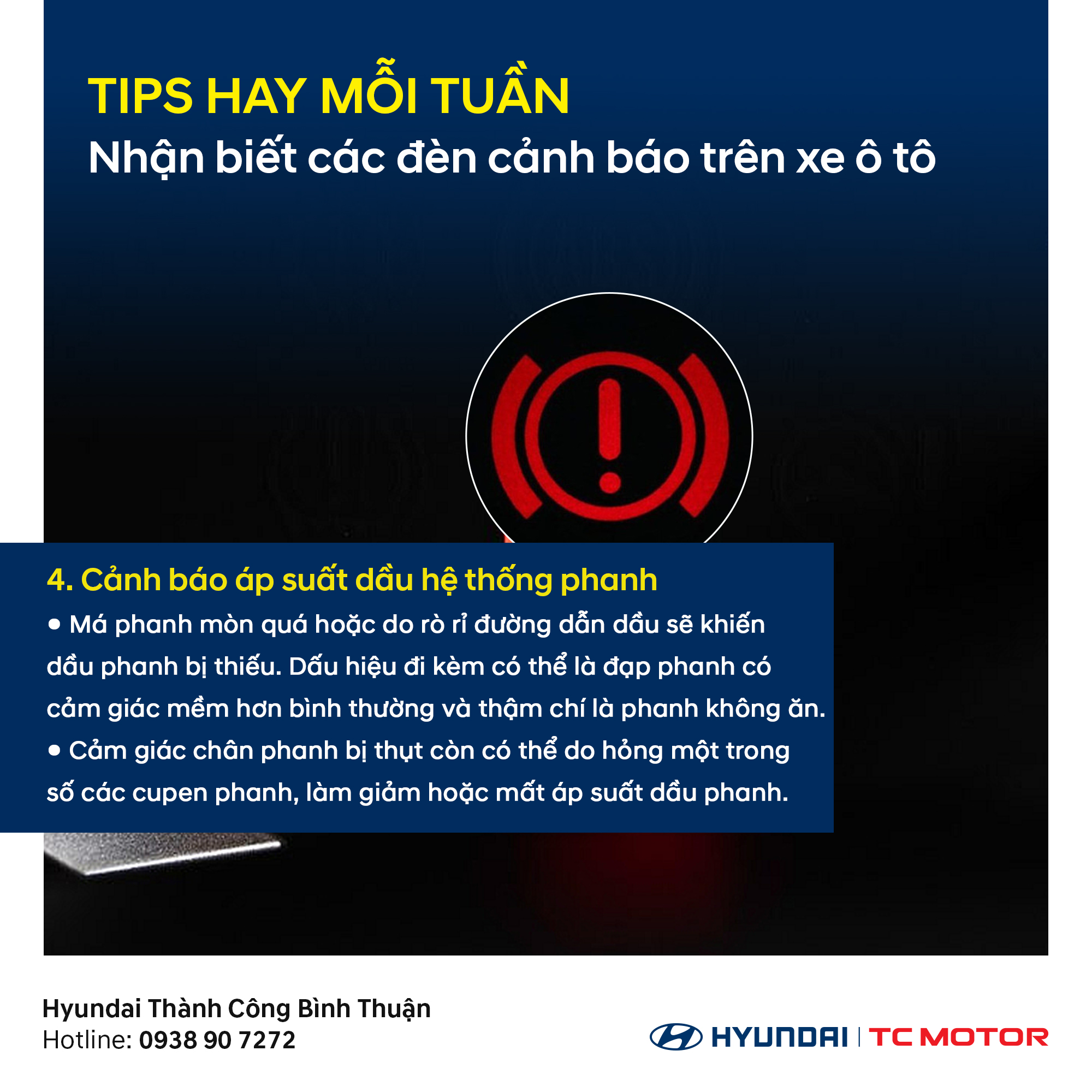 Đèn cảnh báo trên xe ô tô