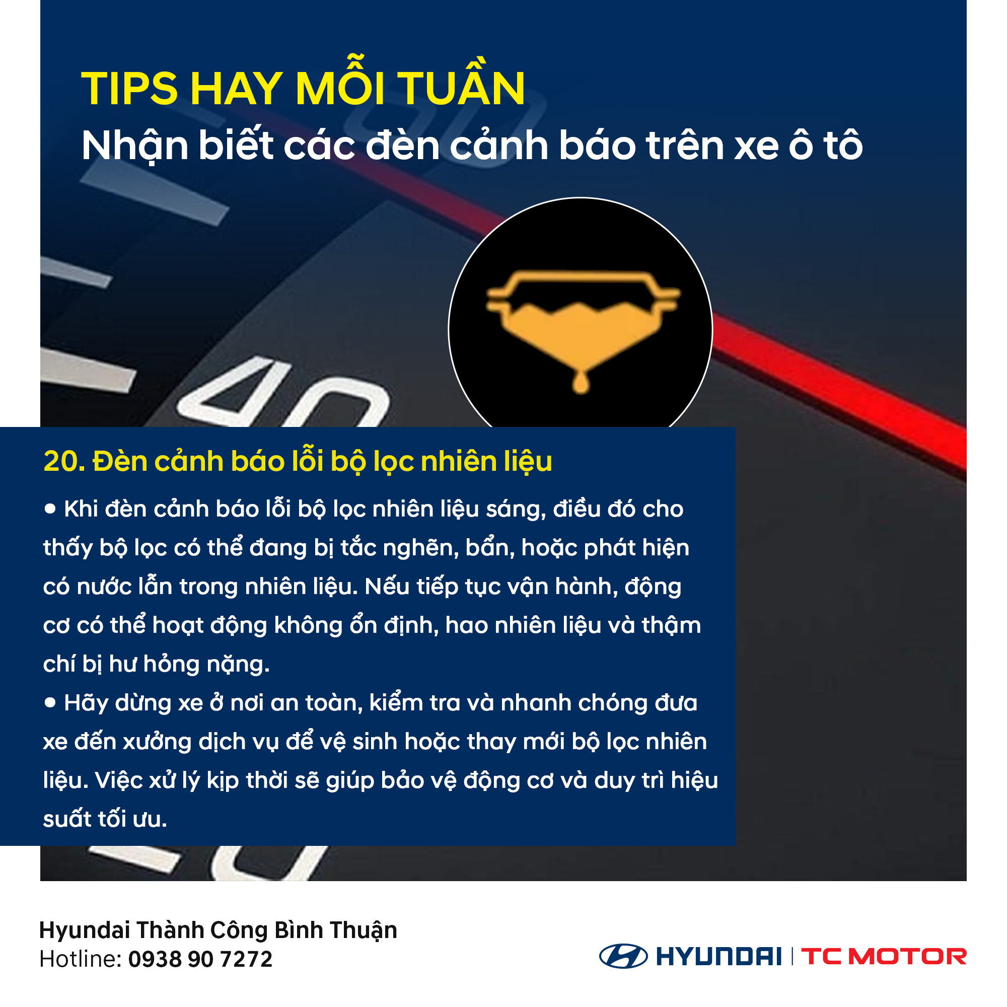 đèn cảnh báo trên ô tô
