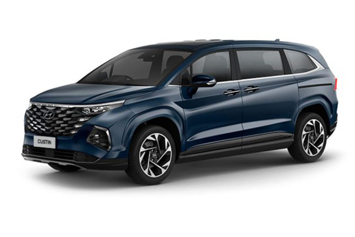 Hyundai Custin 2025 xanh bóng đêm