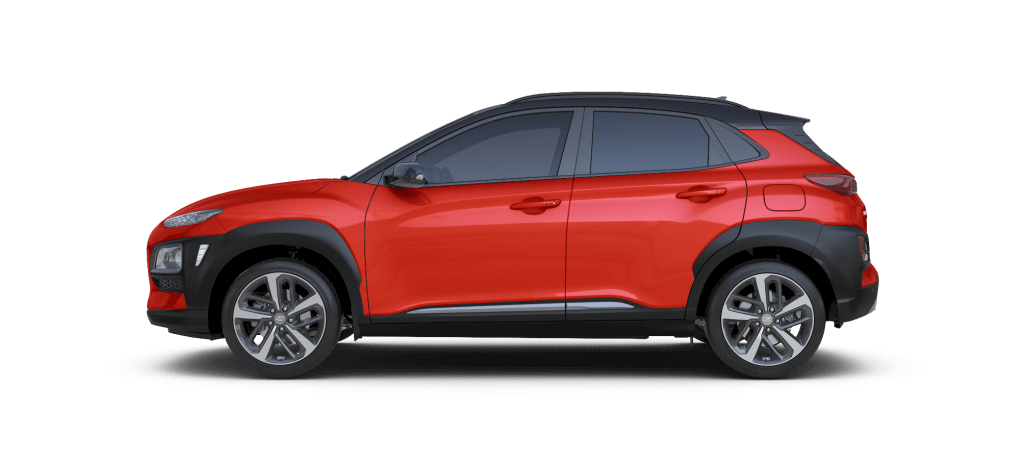 Hyundai Kona xanh