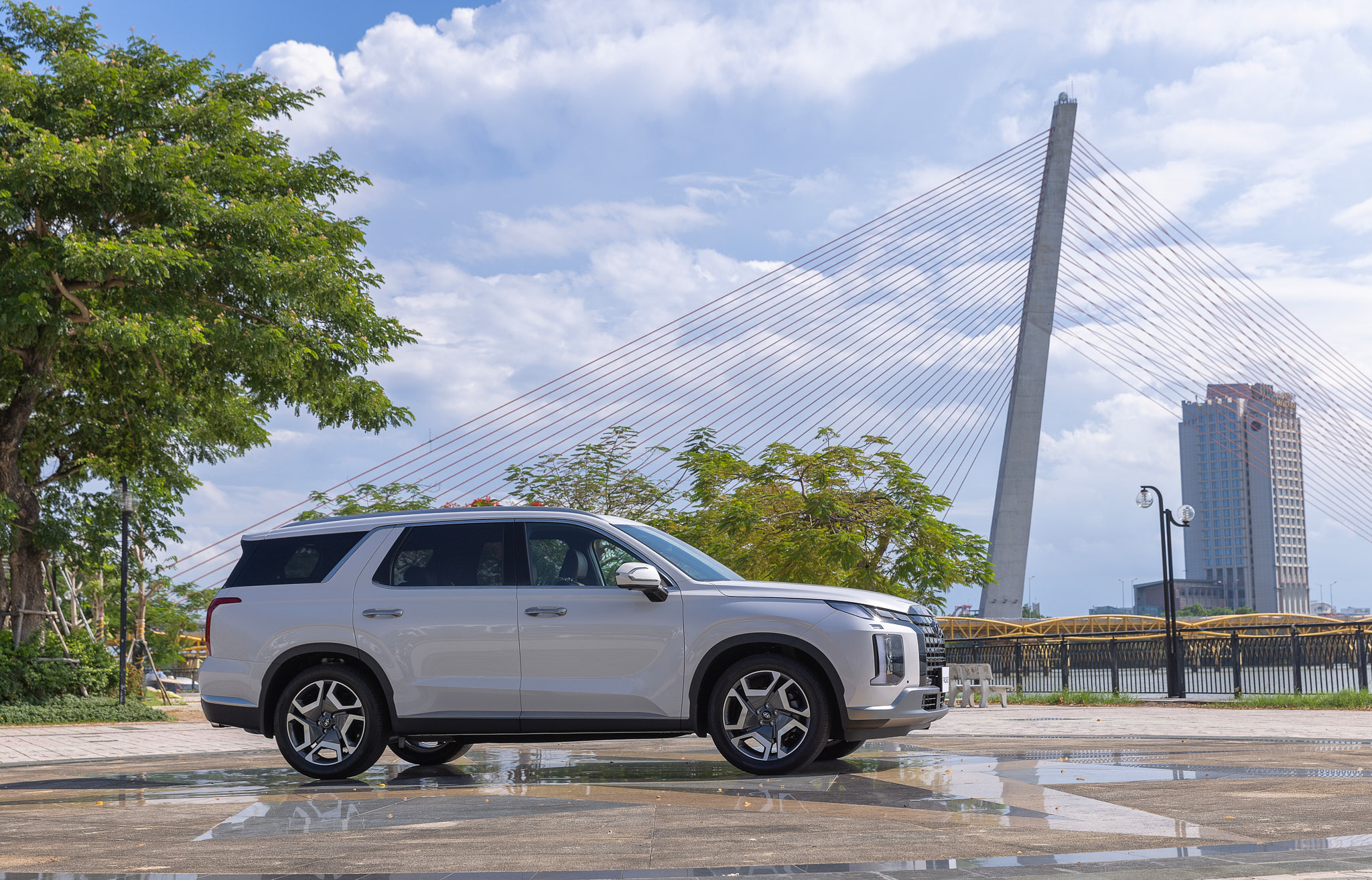 Hyundai Palisade – SUV hạng E “ngon trên tầm giá” tại Việt Nam 4 Mặt bên Hyundai Palisade