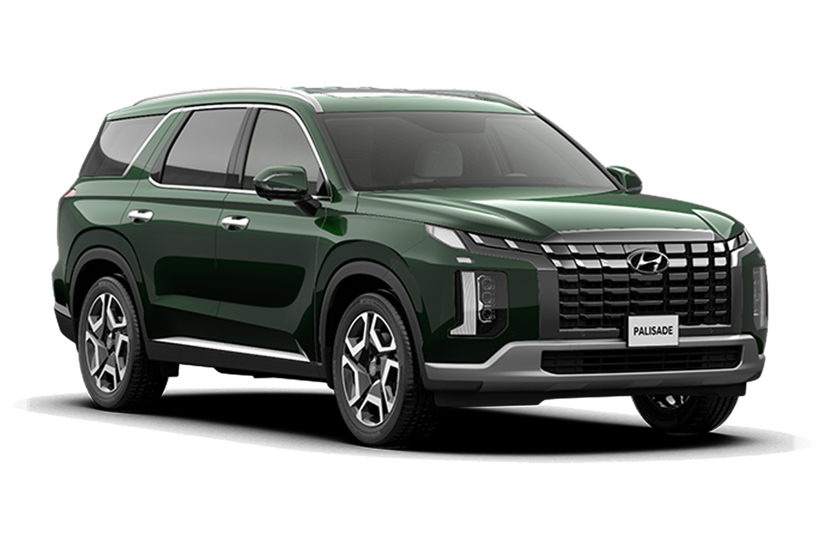 Hyundai Palisade 2025 xanh lục bảo