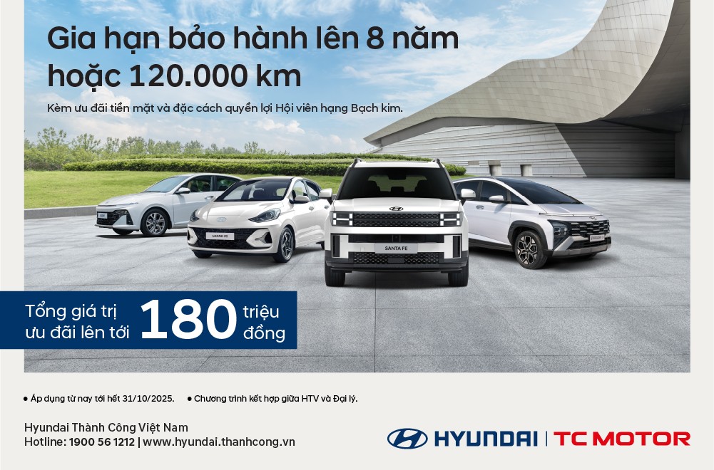 hyundai thanh cong uu dai bao hanh 8 nam cung ho tro tai chinh len den 200 trieu dong 1