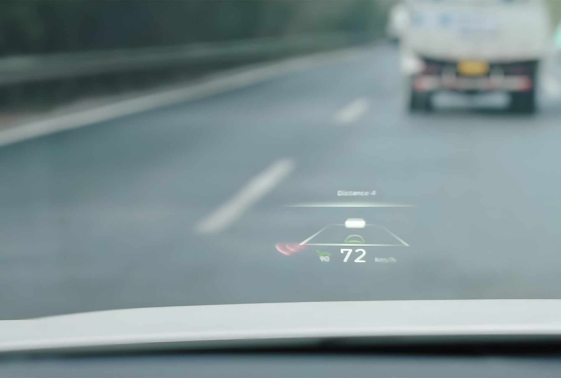 Trải Nghiệm Hyundai Palisade Giá Từ 1,3 Tỷ: SUV Cỡ Lớn Sang Trọng, Tiết Kiệm Cho Doanh Nhân 4 HUD hiển thị thông tin về khoảng cách, giới hạn tốc độ và cảnh báo điểm mù trên Palisade