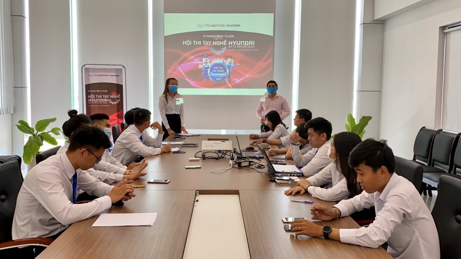 Hội thi tay nghề nội bộ Hyundai Bình Thuận 