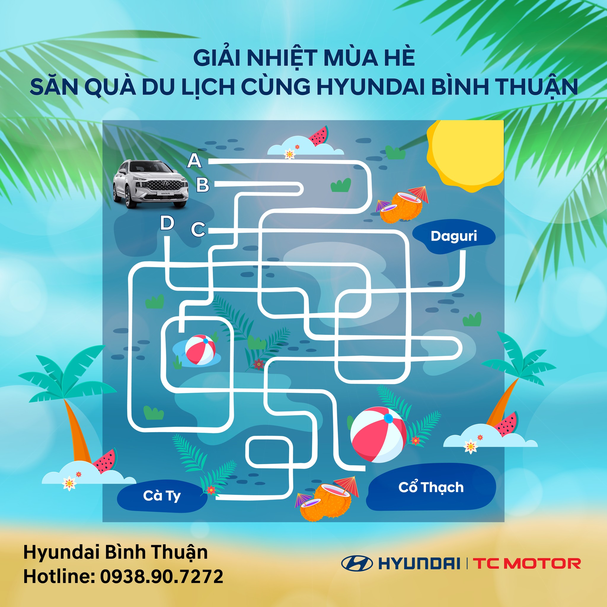 Săn quà du lịch cùng Hyundai Bình Thuận