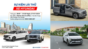 Lái thử xe Hyundai tại Tuy Phong