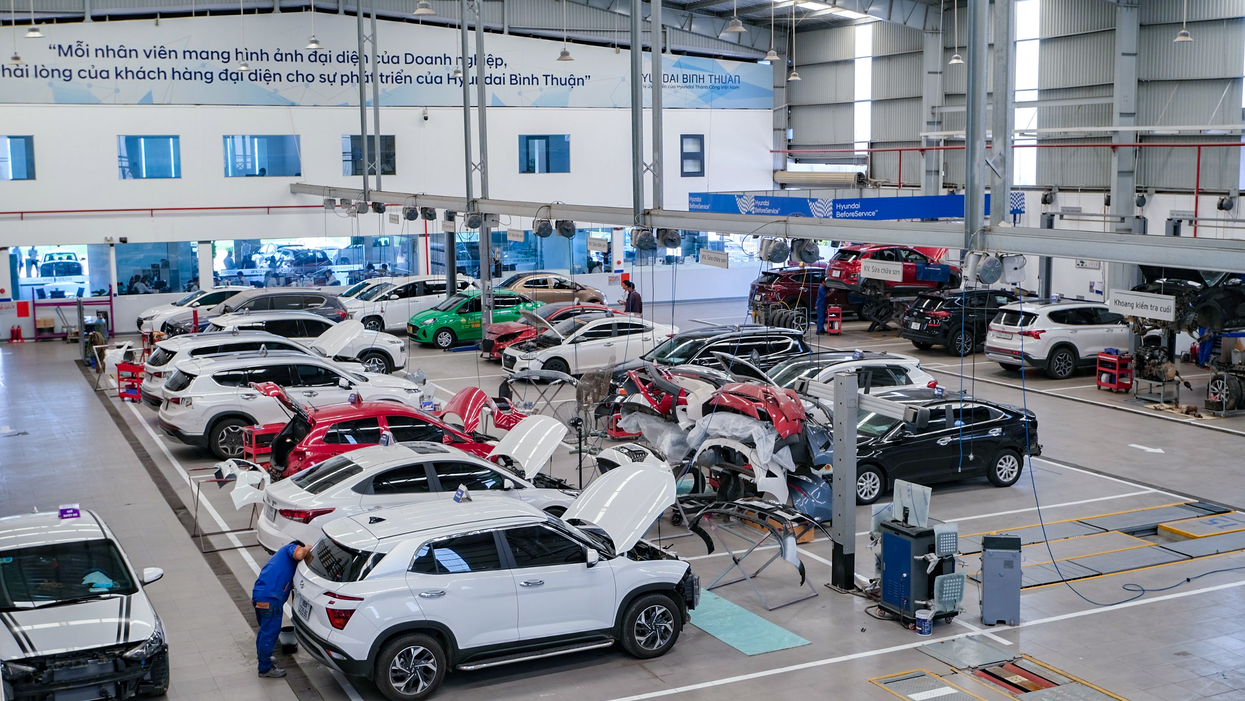 Chương trình dịch vụ 1 Xưởng dịch vụ Hyundai Bình Thuận
