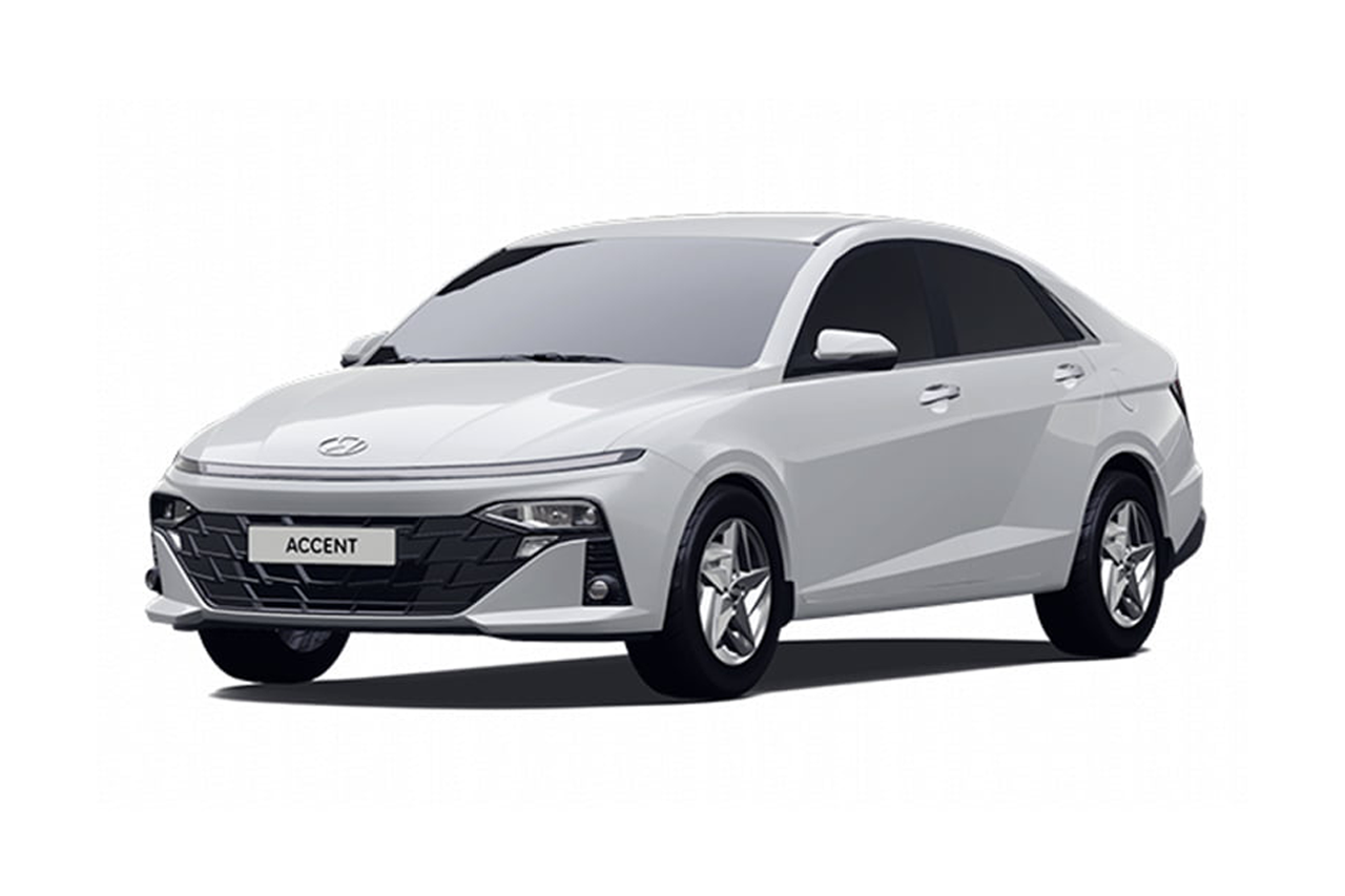 Hyundai Accent 2025 màu trắng