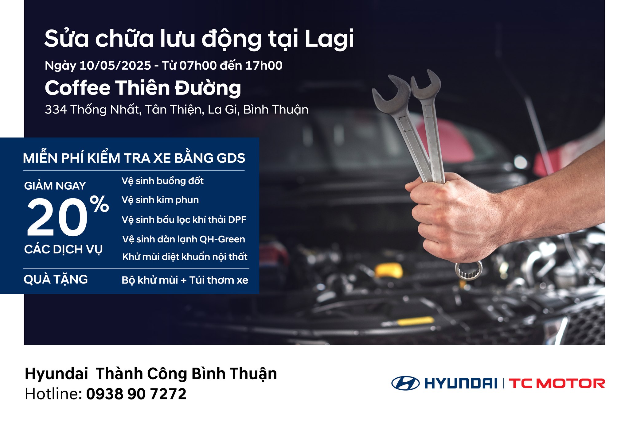 Sửa chữa lưu động tại Lagi